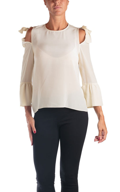 Pinko camicia in seta beige