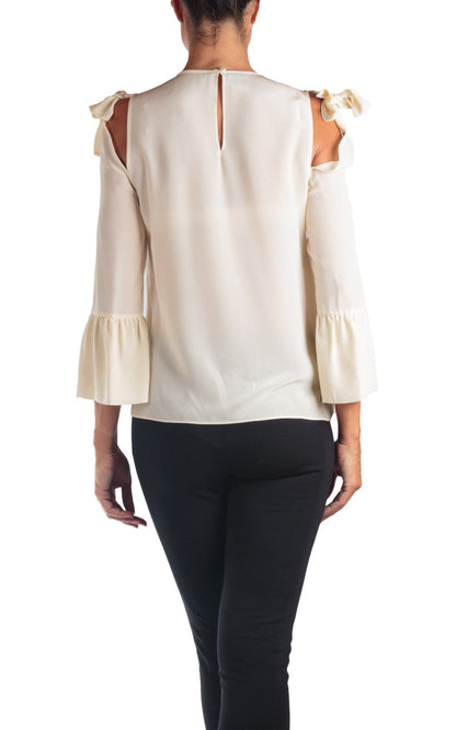 Pinko camicia in seta beige