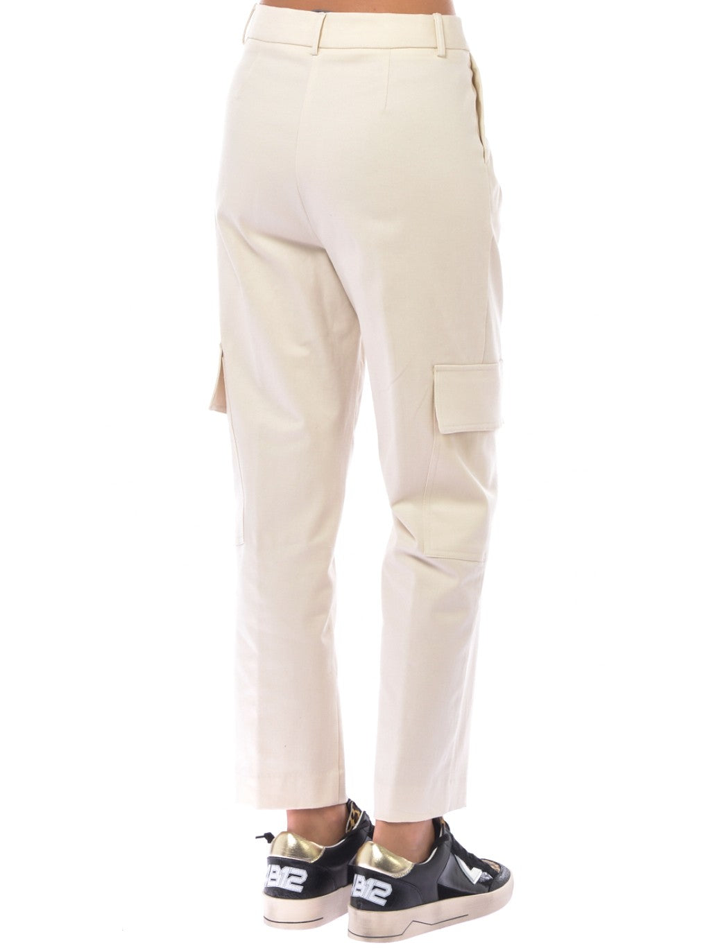 KAOS FASHION PANTALONE CARGO PI1MR002 BIANCO LATTE