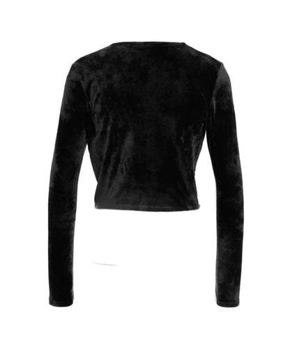 KAOS SPORT BLUSA IN VELLUTO PISMA005 NERO