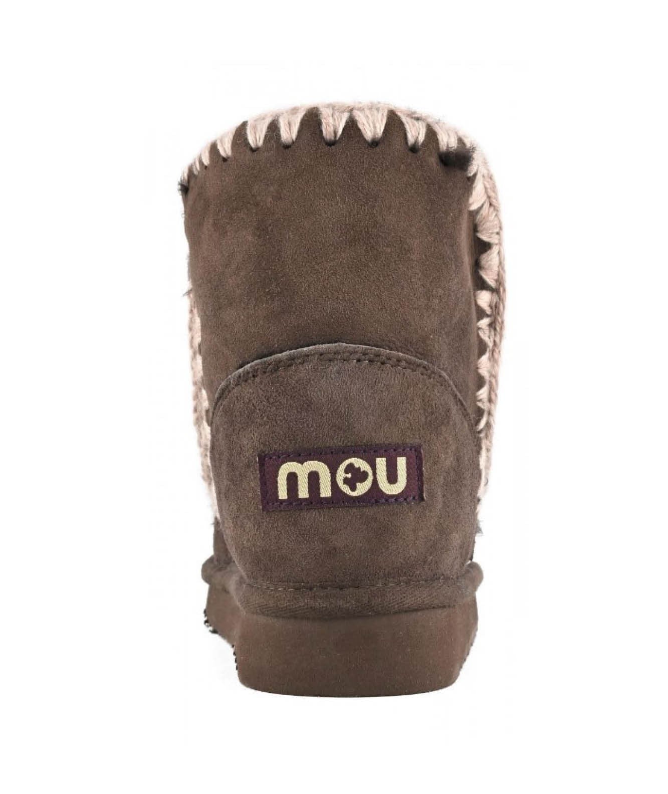 MOU STIVALI IN PELLE SCAMOSCIATA ESKIMO 18 MU.FW101001A MOCHA