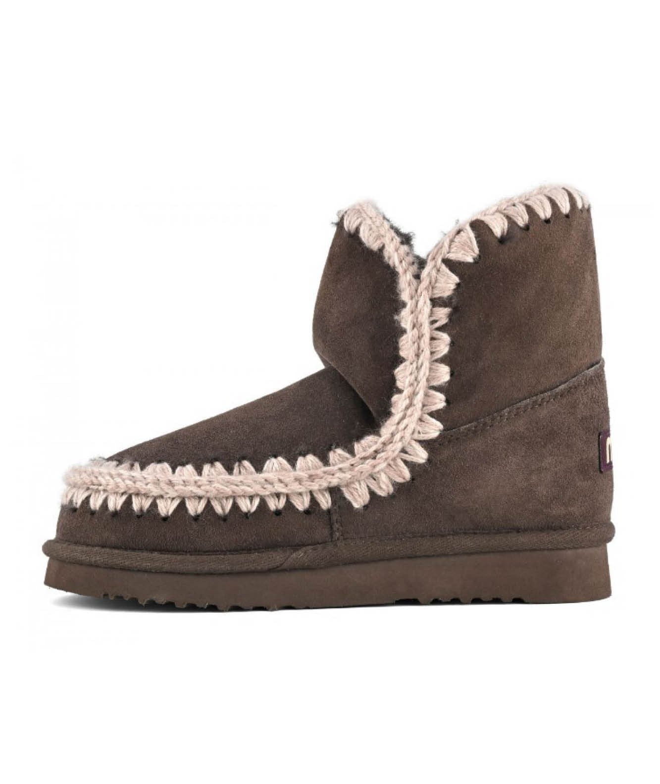 MOU STIVALI IN PELLE SCAMOSCIATA ESKIMO 18 MU.FW101001A MOCHA