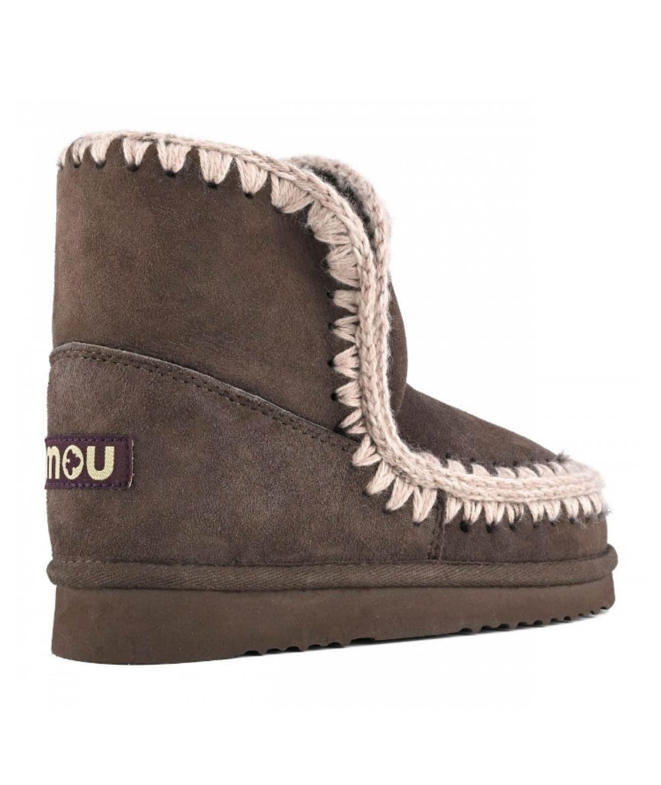 MOU STIVALI IN PELLE SCAMOSCIATA ESKIMO 18 MU.FW101001A MOCHA