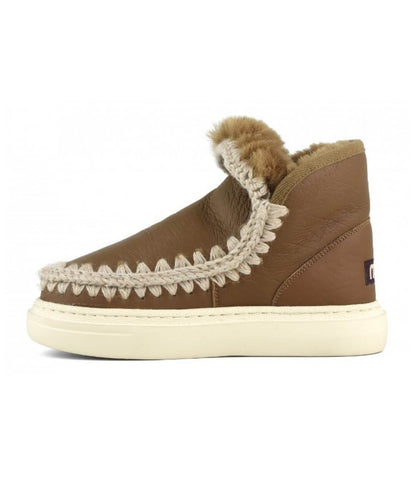 MOU SNEAKER IN PELLE ESKIMO BOLD MU.FW411000B NOCCIOLA