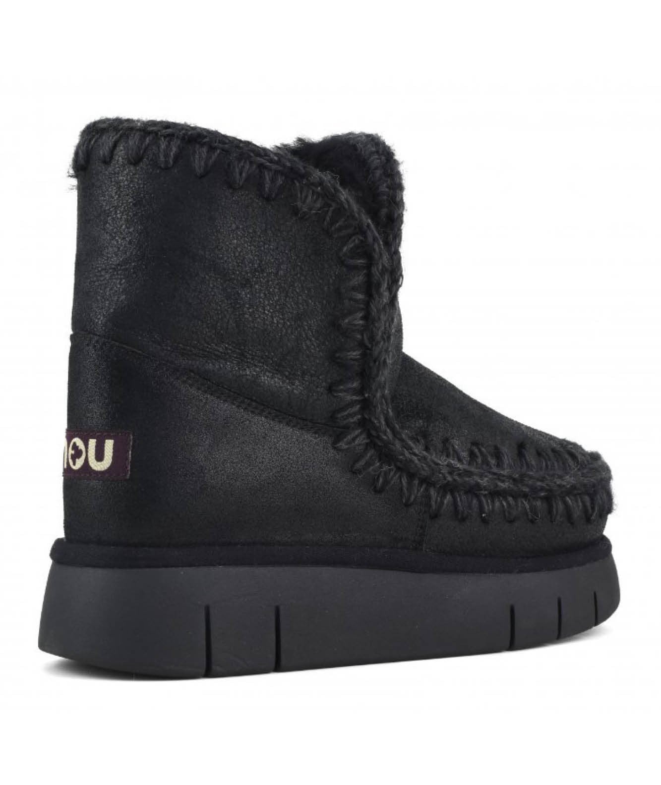 MOU STIVALI IN PELLE ESKIMO 18 BOUNCE MU.FW531002B NERO/GRIGIO