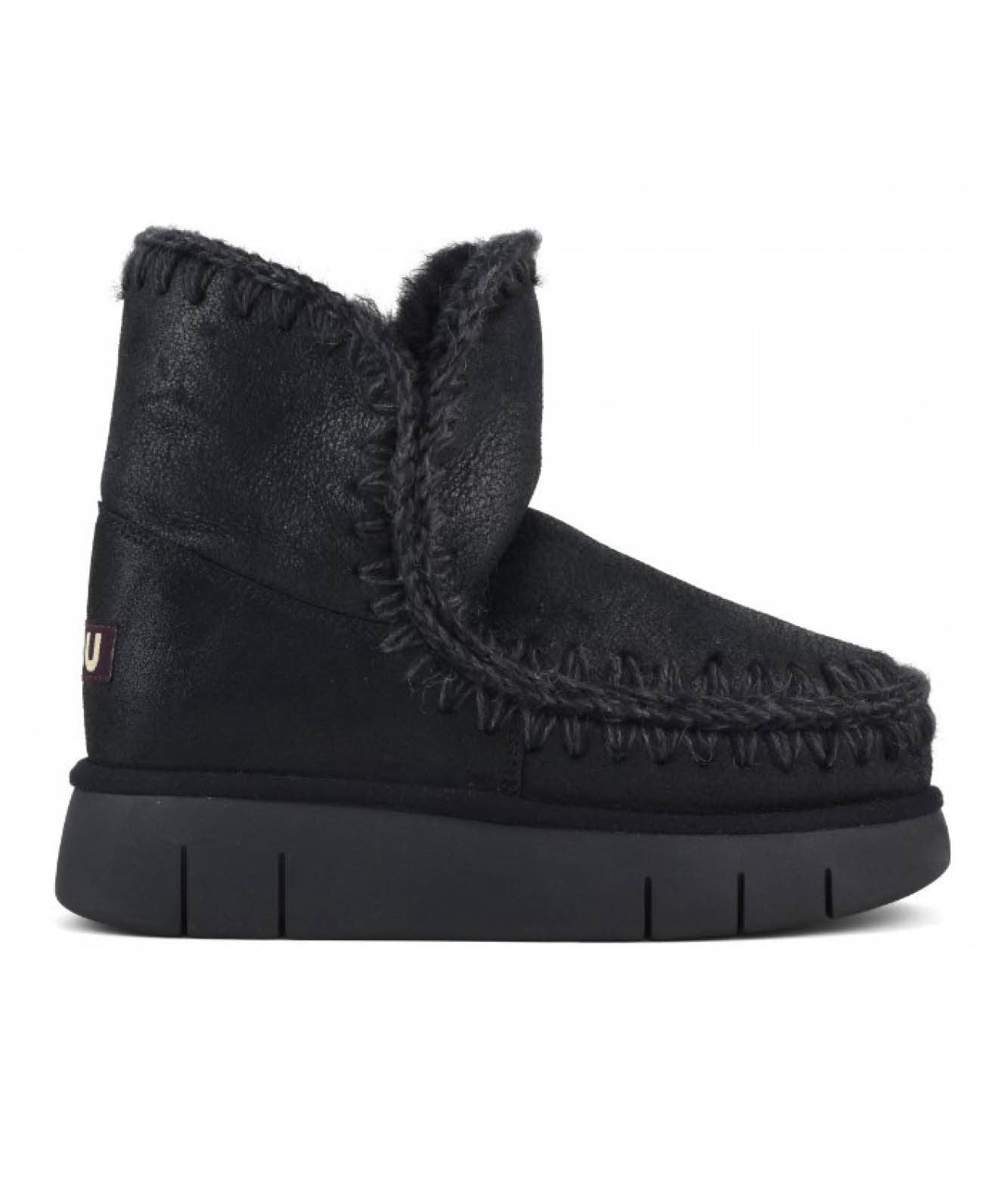 MOU STIVALI IN PELLE ESKIMO 18 BOUNCE MU.FW531002B NERO/GRIGIO