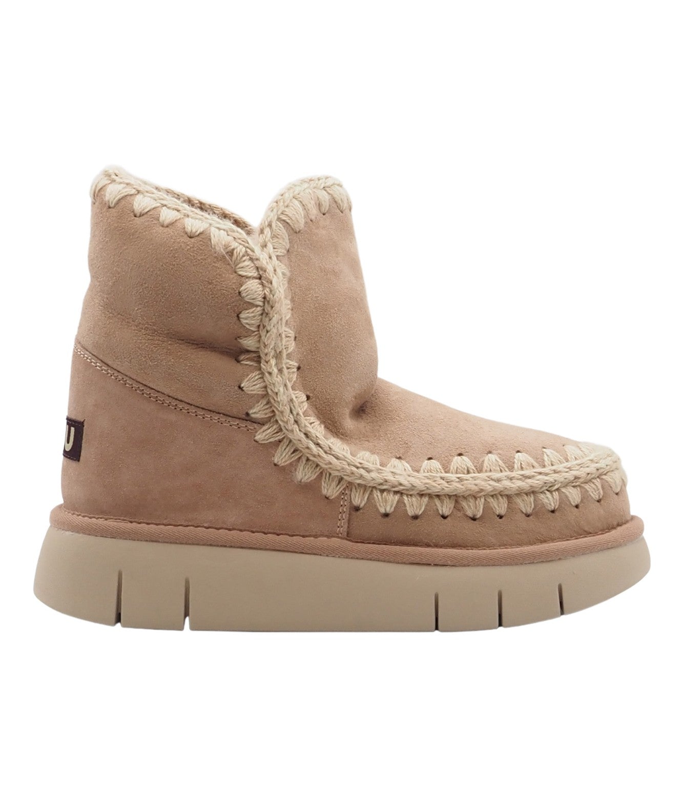 MOU STIVALI IN PELLE SCAMOSCIATA ESKIMO 18 BOUNCE MU.FW531002A CAMMELLO