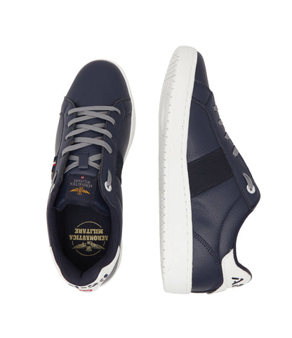 AERONAUTICA MILITARE SNEAKER IN SIMILPELLE AM-23 SC211CT3226 BLU