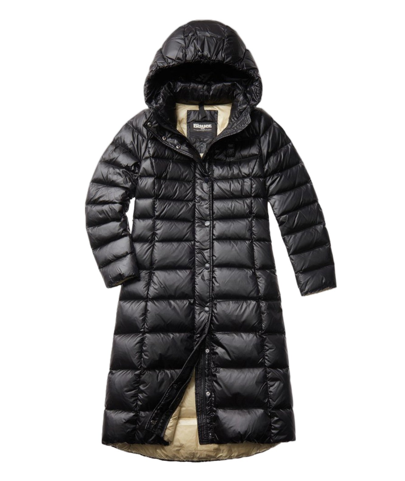 BLAUER PIUMINO LUNGO ANITA 23WBLDK03090 NERO