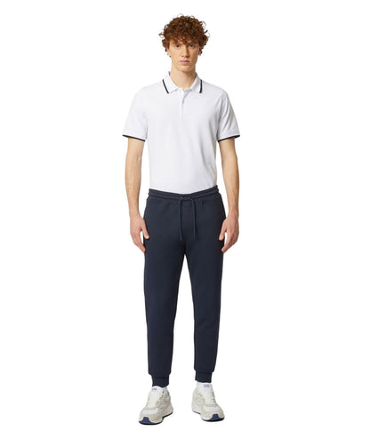 K-WAY PANTALONE DA JOGGING IN FELPA NON GARZATA MICK K7118SW BLU SCURO