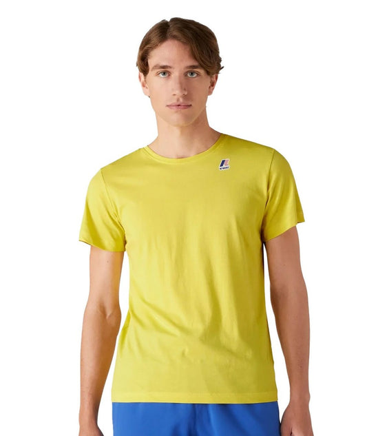 K-WAY T-SHIRT LE VRAI EDOUARD K007JE0 GIALLO