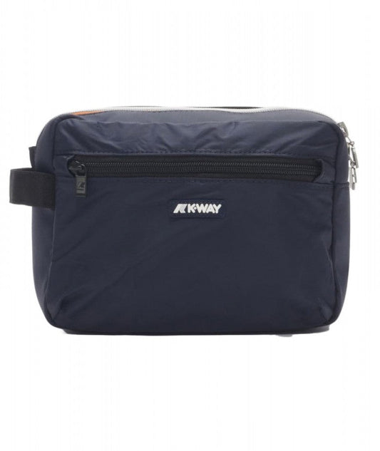 K-WAY TROUSSE IN NYLON RIPSTOP DEMU K4127TW BLU SCURO