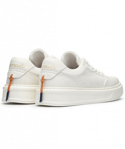 BARRACUDA SNEAKERS SUOLA ALTA BOZEMAN BD1415 BIANCO