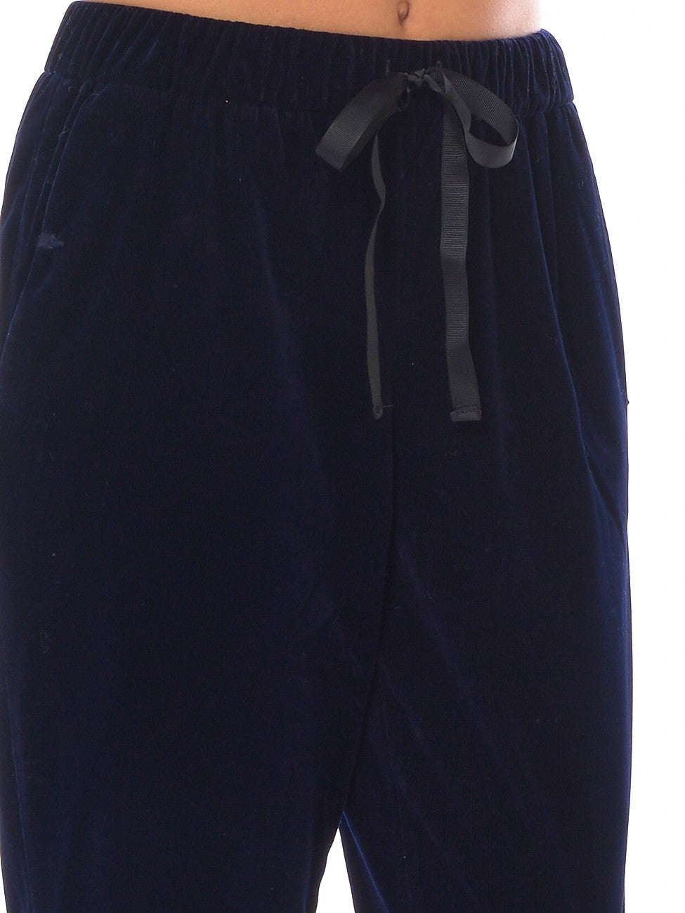 SUN68 PANTALONI CORDUROY CON COULISSE P43203 BLU NAVY