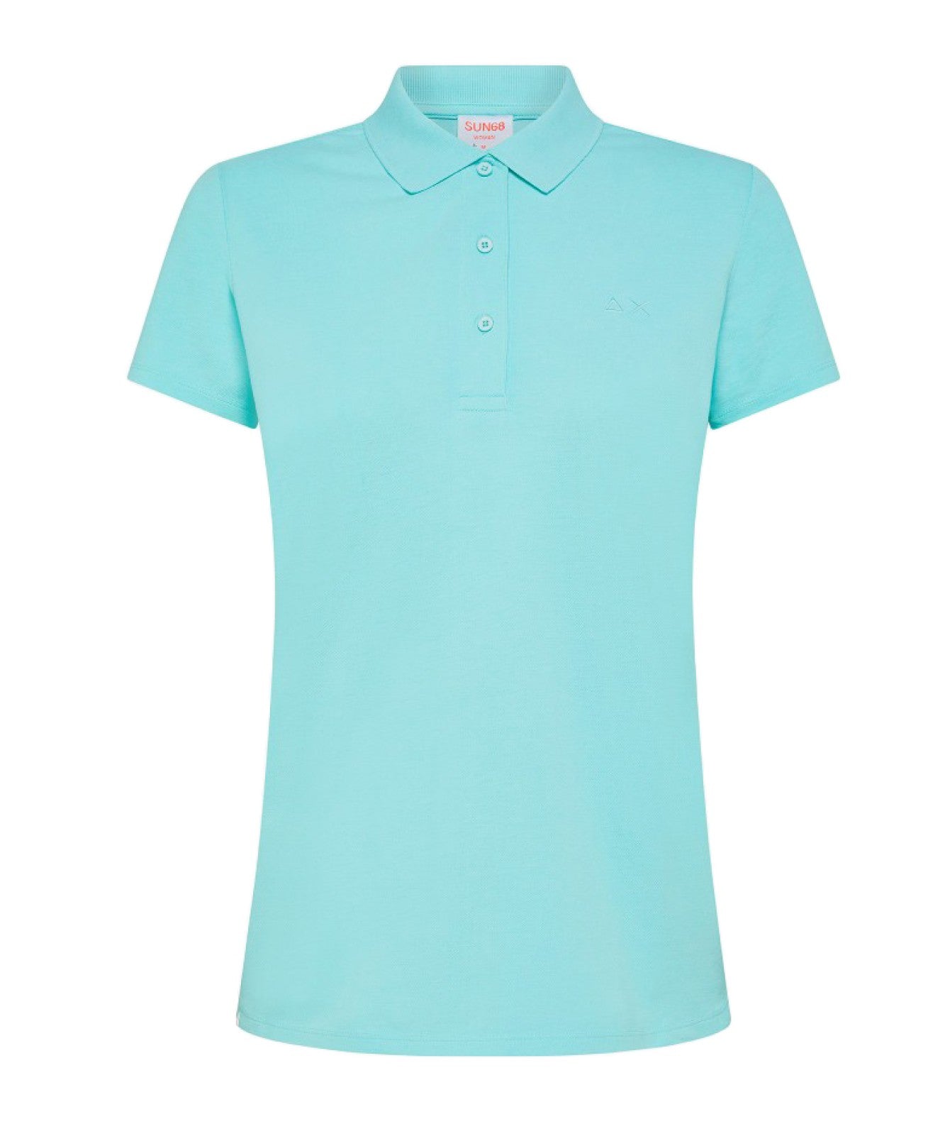 SUN68 POLO COLD DYE EL. A34207 ACQUA