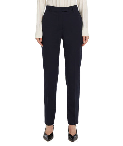 MAX MARA STUDIO PANTALONE PUNTO MILANO ANANAS BLU SCURO