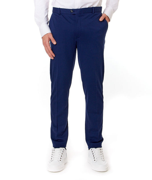 CIRCOLO 1901 PANTALONE CHINO IN PIQUET CN4223 BLU