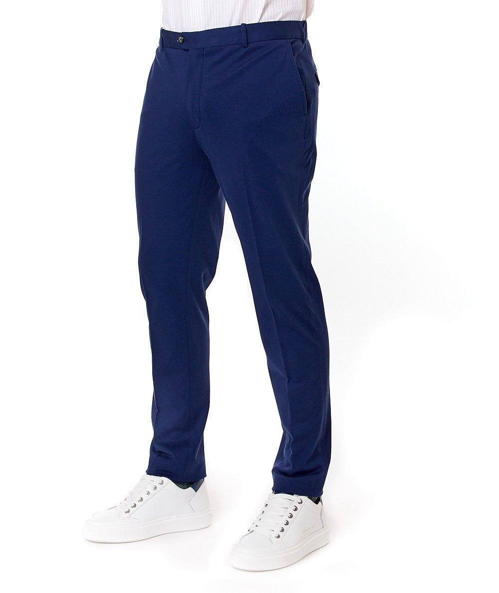 CIRCOLO 1901 PANTALONE CHINO IN PIQUET CN4223 BLU