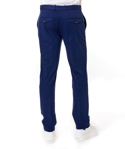 CIRCOLO 1901 PANTALONE CHINO IN PIQUET CN4223 BLU