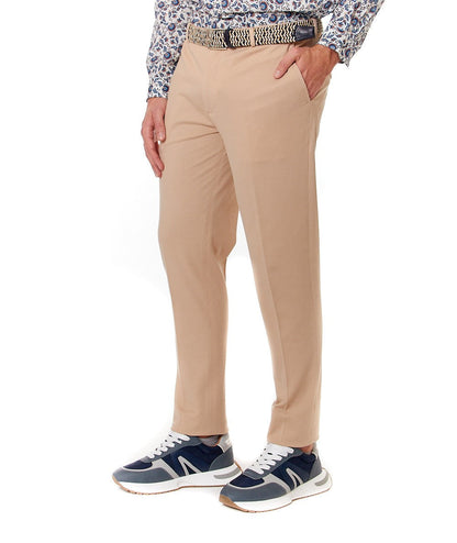 CIRCOLO 1901 PANTALONE CHINO IN PIQUET CN4223 SABBIA