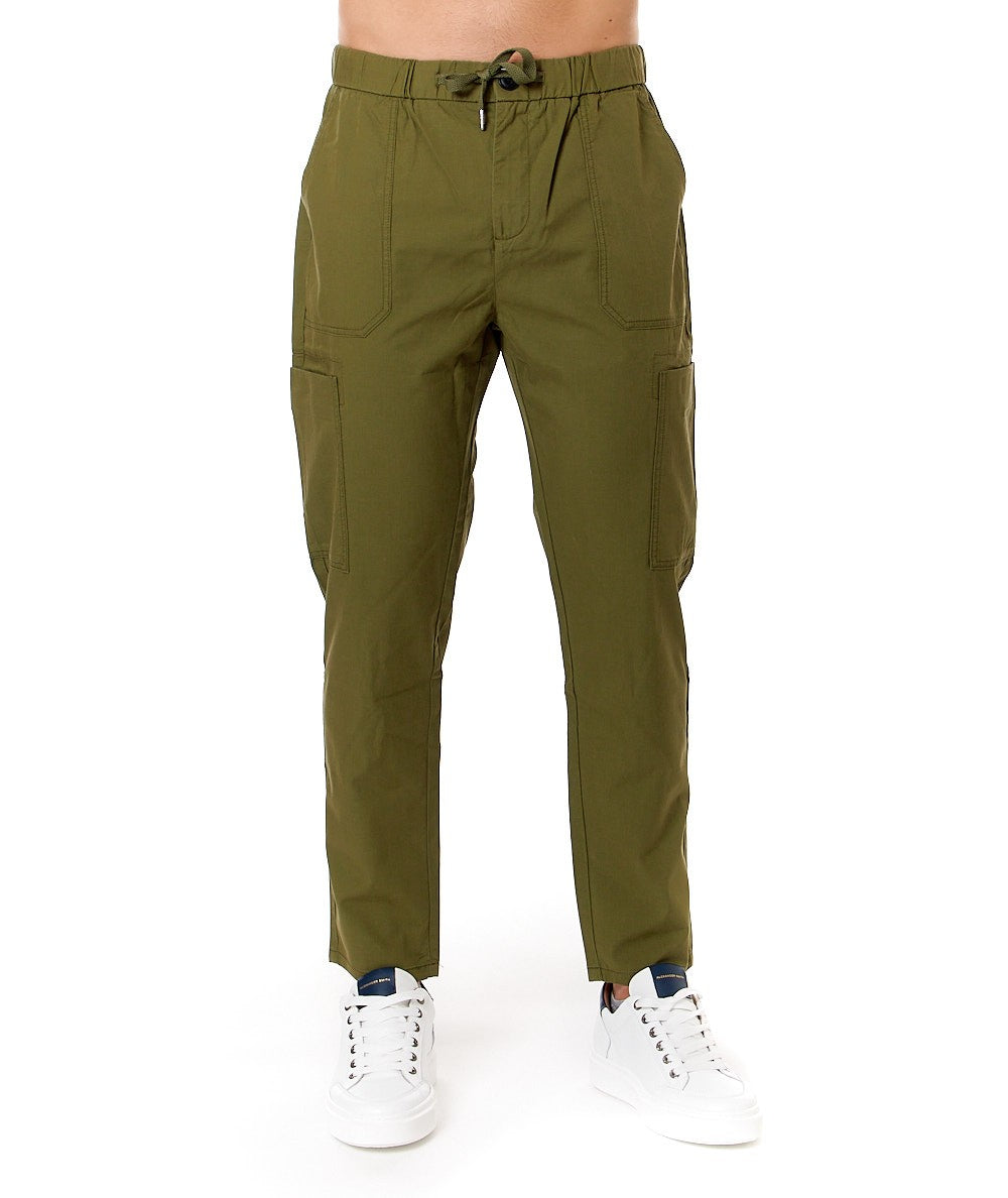 SUN68 PANTALONE CARGO P34105 VERDE SCURO