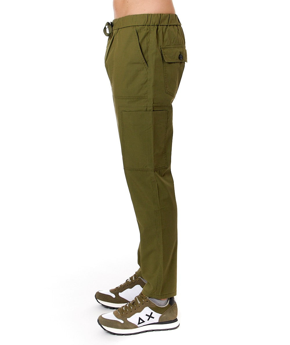 SUN68 PANTALONE CARGO P34105 VERDE SCURO