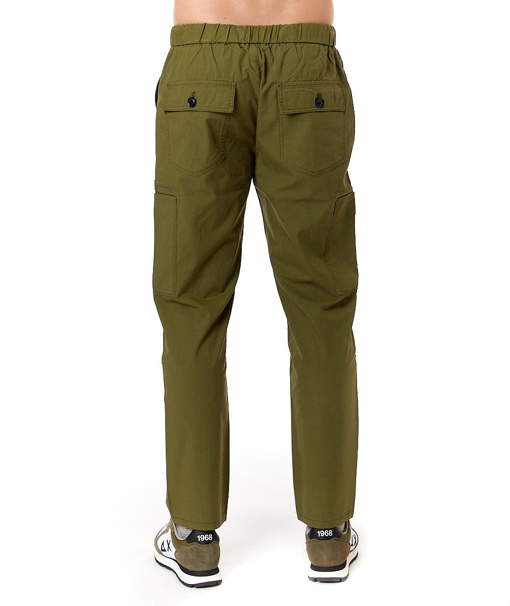 SUN68 PANTALONE CARGO P34105 VERDE SCURO