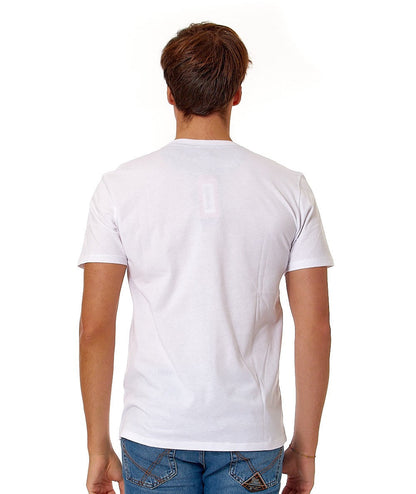 BOB T-SHIRT IN COTONE CON TASCHINO POCKET BIANCO