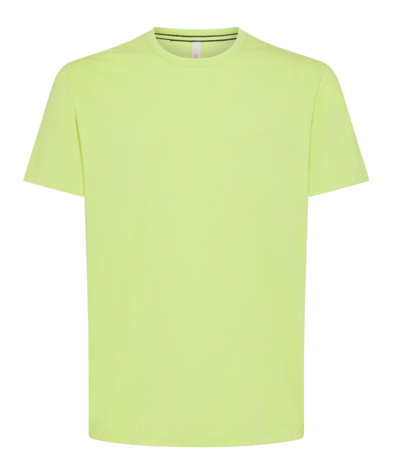 SUN68 T-SHIRT IN COTONE OPERATO T34127 LIME