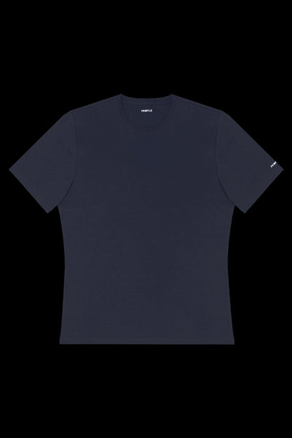 PEOPLE OF SHIBUYA T-SHIRT GIROCOLLO IN FILO DI SCOZIA SHIKO BLU