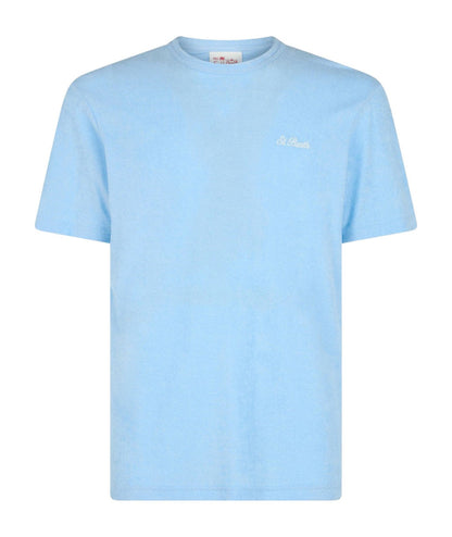 MC2 SAINT BARTH T-SHIRT GARY GAR0002 AZZURRO