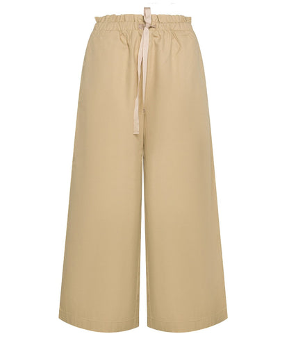 SUN68 PANTALONE A GAMBA LARGA CON COULISSE P34212 BEIGE