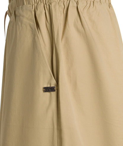 SUN68 PANTALONE A GAMBA LARGA CON COULISSE P34212 BEIGE