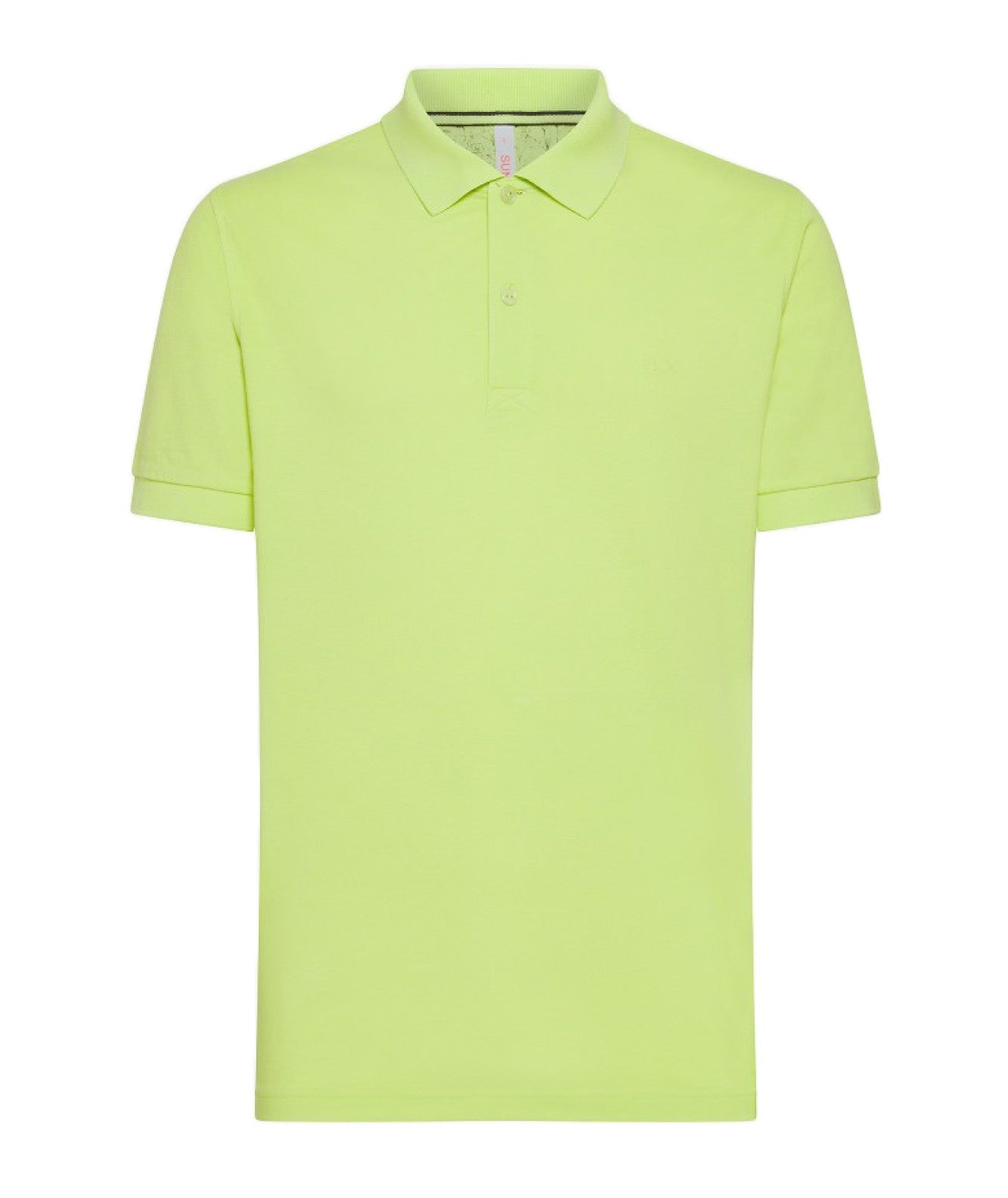 SUN68 POLO COLD DYE DETAILS EL. A34104 LIME