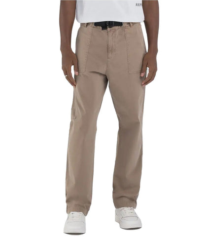 REPLAY PANTALONE CARPENTER IN TWILL DI COTONE M9980.00084907G BEIGE