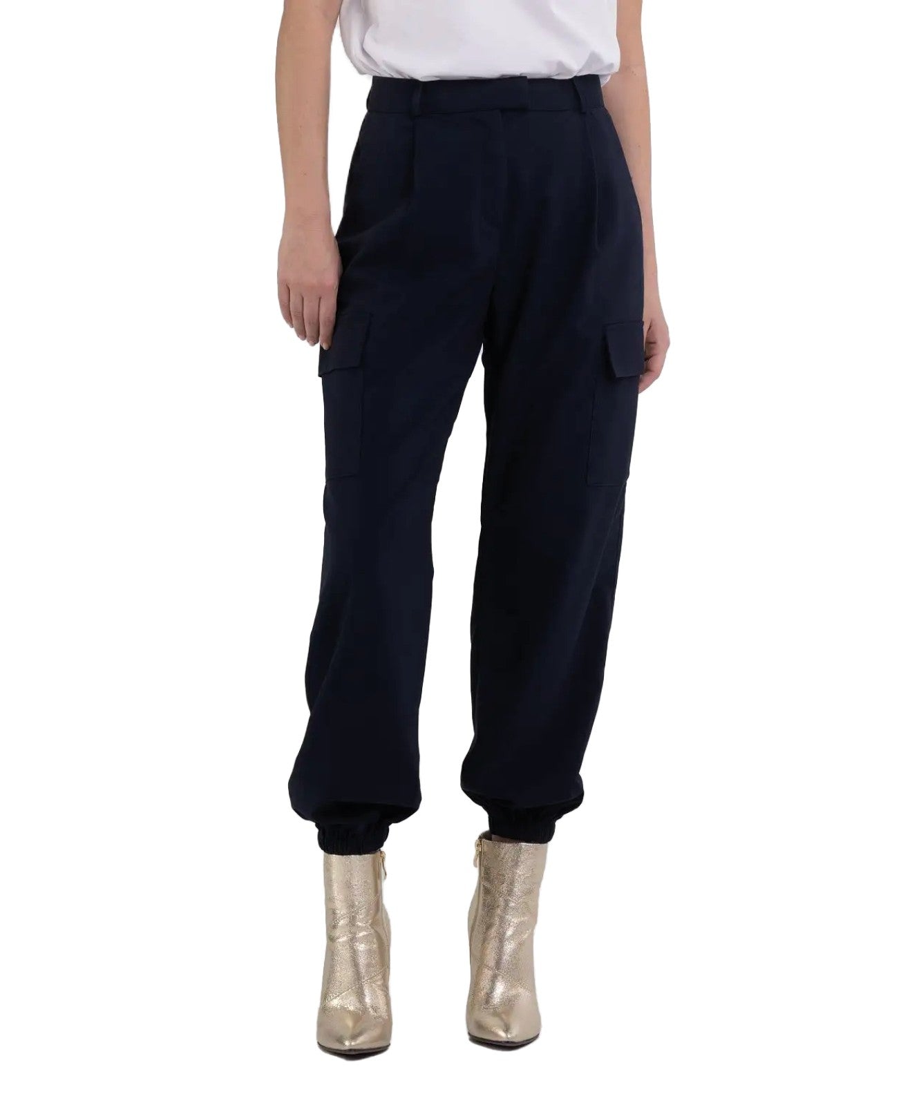 REPLAY PANTALONE JOGGERS MISTO LANA W8085.84779  NERO