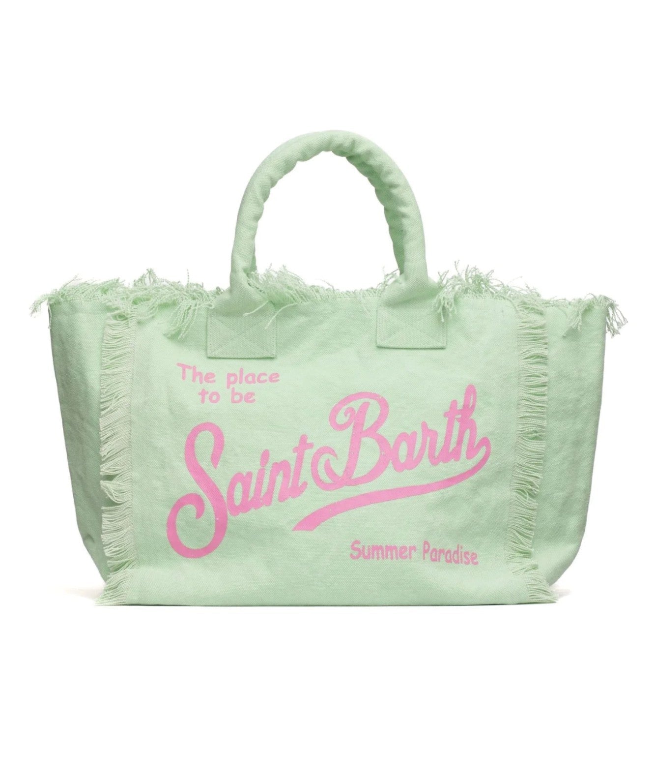 MC2 SAINT BARTH BORSA IN TELA DI COTONE VANITY VANI001 VERDE