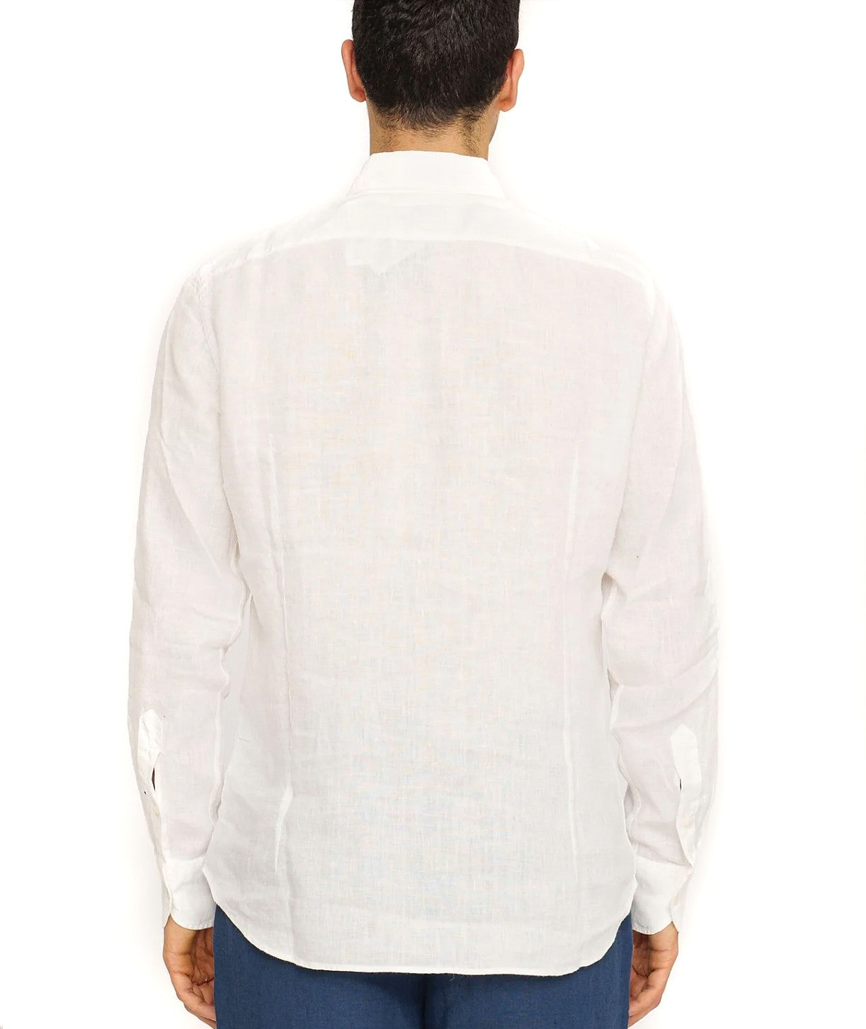 MC2 SAINT BARTH CAMICIA IN LINO PAMPLONA PAMP001 BIANCO