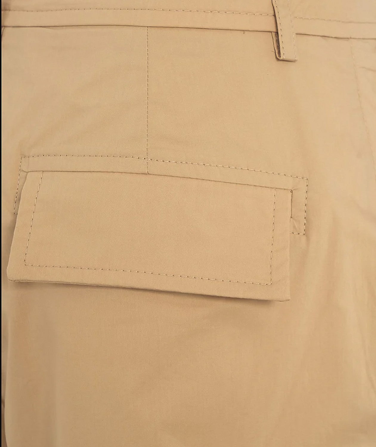 KAOS BERMUDA CARGO IN COTONE QPJCO005 BEIGE