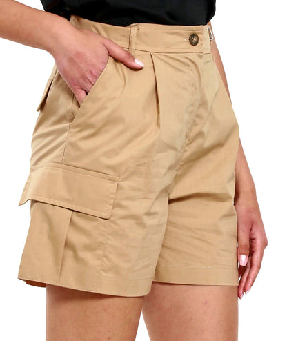 KAOS BERMUDA CARGO IN COTONE QPJCO005 BEIGE