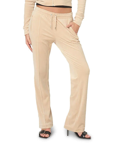 JUICY COUTURE PANTALONI IN VELLUTO TINA VEJH70047WPFJJ1 BEIGE