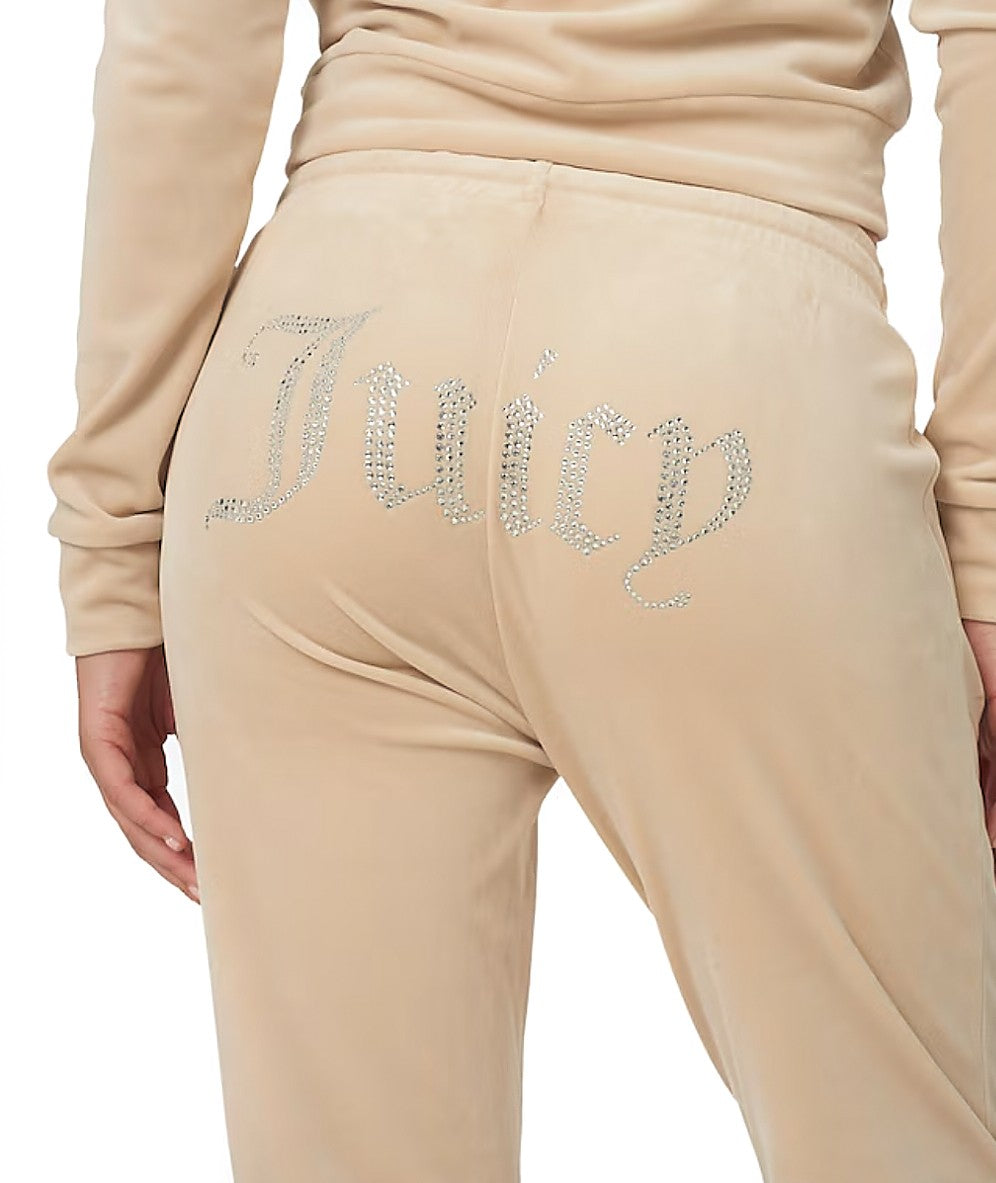 JUICY COUTURE PANTALONI IN VELLUTO TINA VEJH70047WPFJJ1 BEIGE