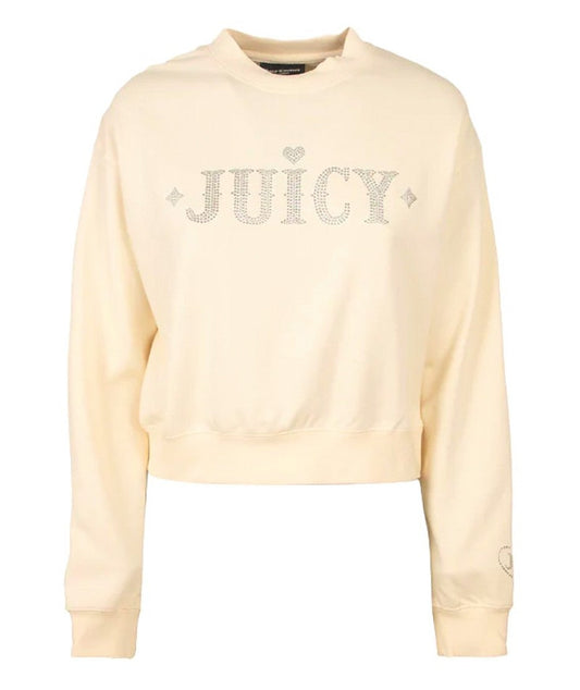 JUICY COUTURE FELPA GIROCOLLO RODEO BEIGE VEJB70314WJFJ23