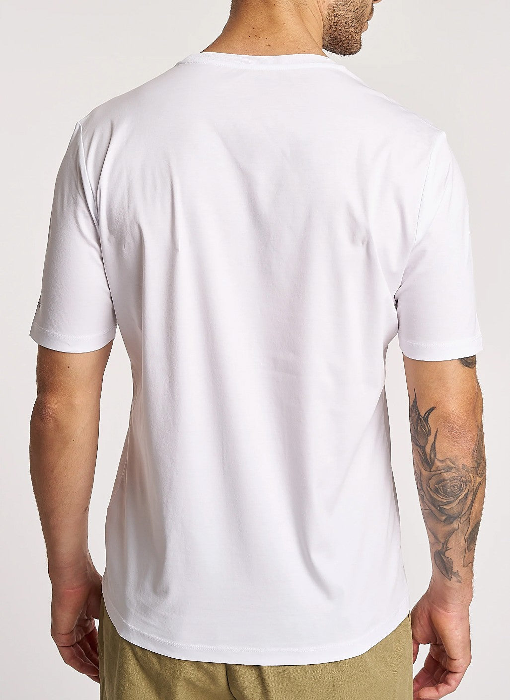 PEOPLE OF SHIBUYA T-SHIRT GIROCOLLO IN FILO DI SCOZIA SHIKO BIANCO