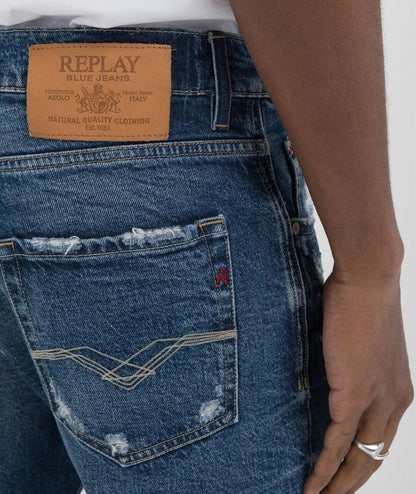 REPLAY JEANS AFFUSOLATO MICKYM M1021P.000.727742R DENIM SCURO