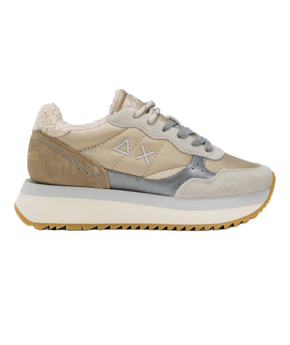 SUN68 SNEAKERS BIG ALLY WINTER Z44213 BEIGE GRIGIO