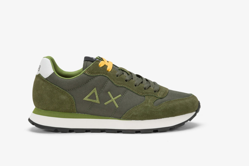 SUN68 SNEAKERS RUNNING ADULT TOM SOLID Z44101 VERDE MILITARE