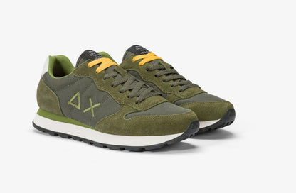 SUN68 SNEAKERS RUNNING ADULT TOM SOLID Z44101 VERDE MILITARE