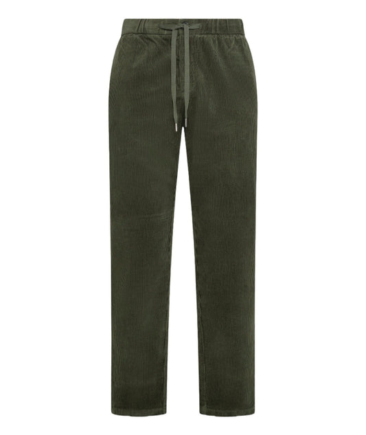 SUN68 PANTALONI CORDUROY CON COULISSE P44106 VERDE SCURO