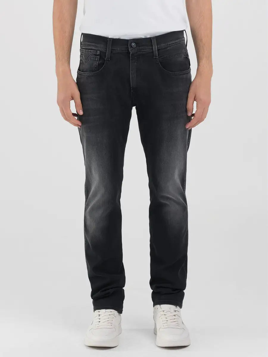 REPLAY JEANS ANBASS SLIM FIT M914Y.000.66172B NERO